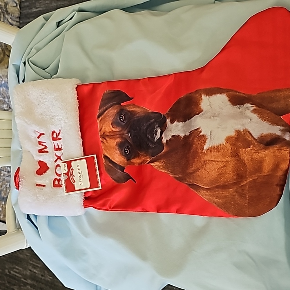 Boxer Christmas Stocking